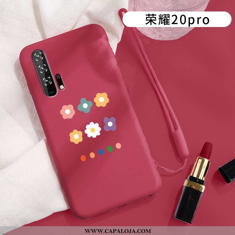 Capa Honor 20 Pro Fosco Telinha Roxa Telemóvel Roxo, Capas Honor 20 Pro Cordao Barato