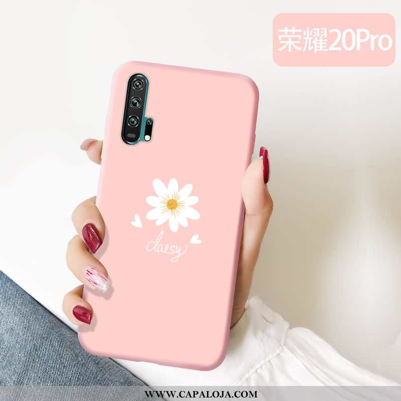 Capa Honor 20 Pro Personalizado Feminino Slim Casal Rosa, Capas Honor 20 Pro Fofas Baratos