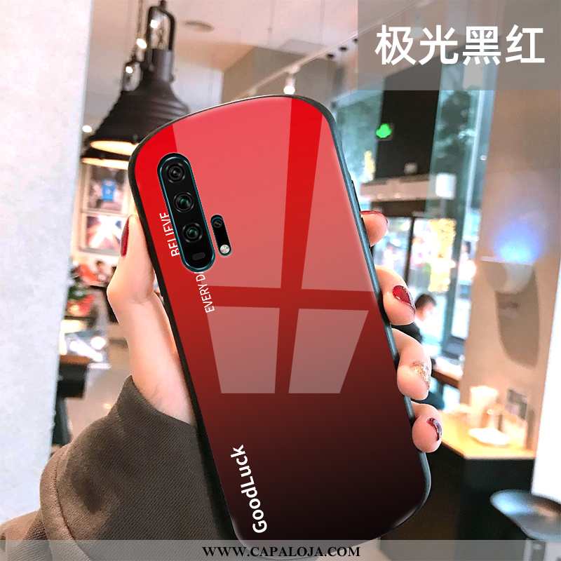 Capa Honor 20 Pro Protetoras Rosto Oval Telemóvel Completa Vermelho, Capas Honor 20 Pro Vidro Online