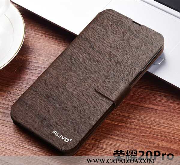 Capa Honor 20 Pro Silicone Masculino Telemóvel Antiqueda Castanho, Capas Honor 20 Pro Couro Baratos