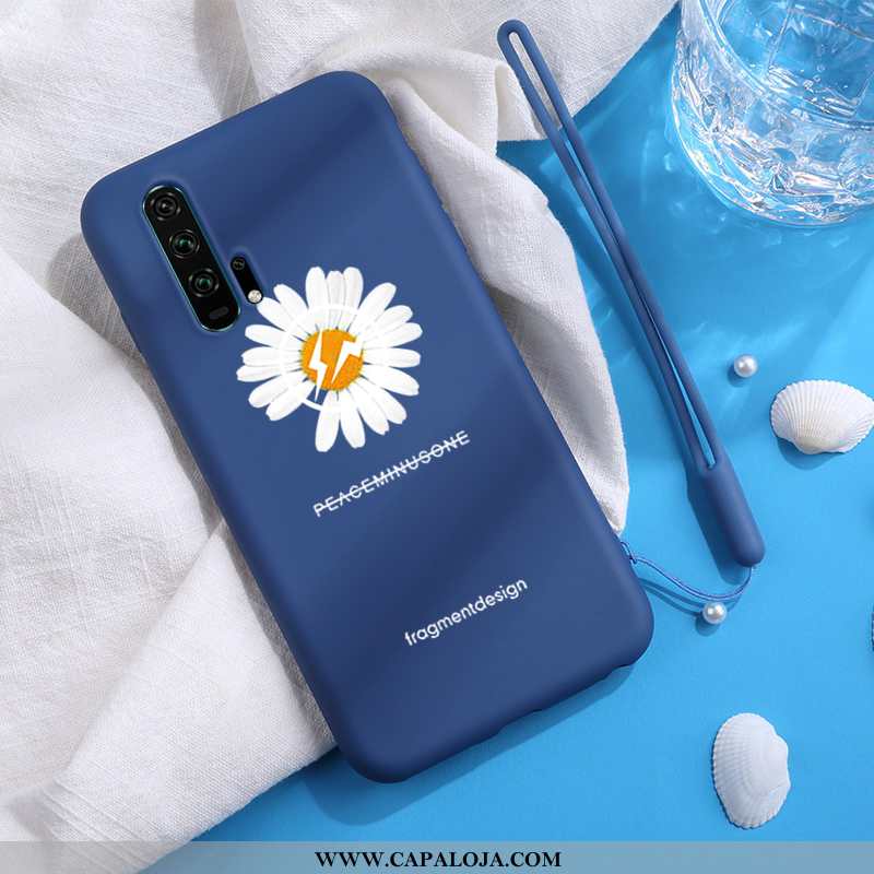 Capa Honor 20 Pro Silicone Pequena Feminino Antiqueda Azul Escuro, Capas Honor 20 Pro Personalizado 