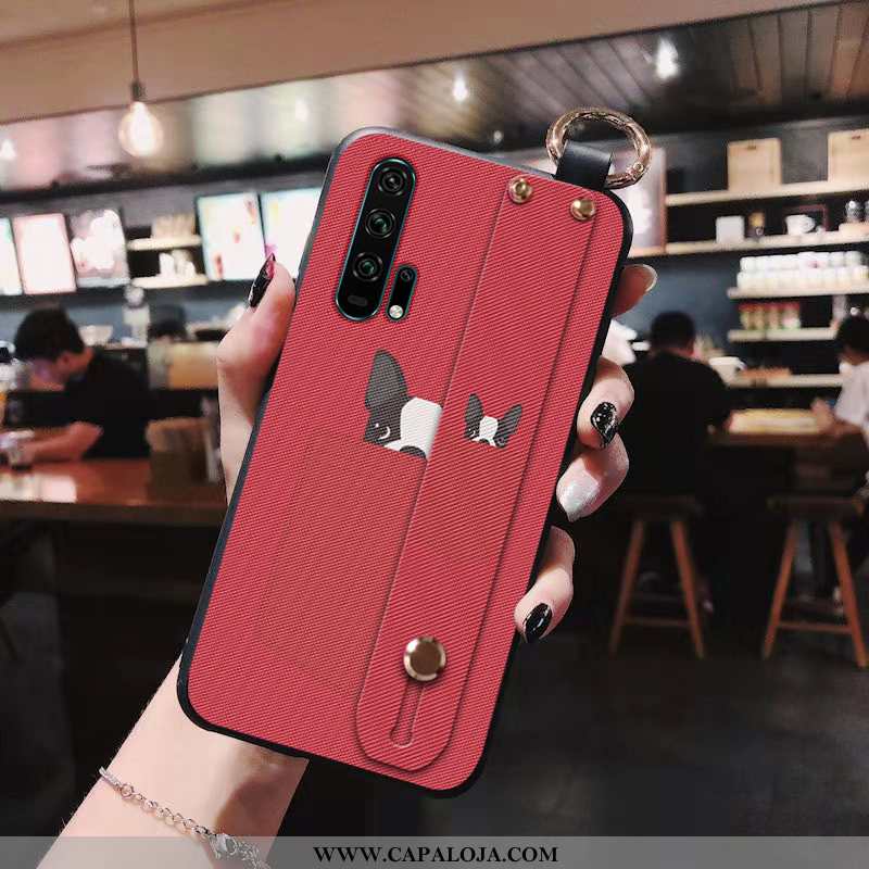 Capa Honor 20 Pro Soft Antiqueda Wrisband Vermelha Vermelho, Capas Honor 20 Pro Personalizada Venda