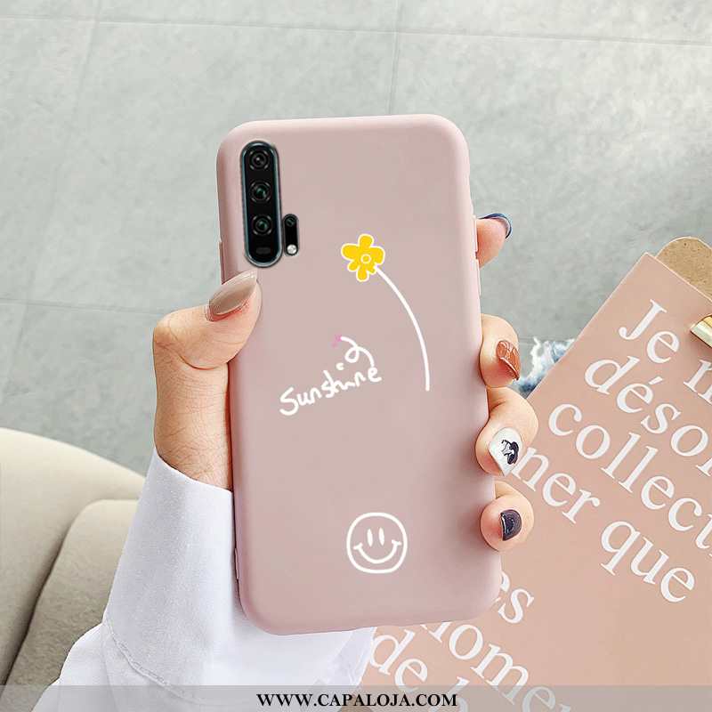 Capa Honor 20 Pro Soft Cases Telemóvel Completa Rosa, Capas Honor 20 Pro Protetoras Barato