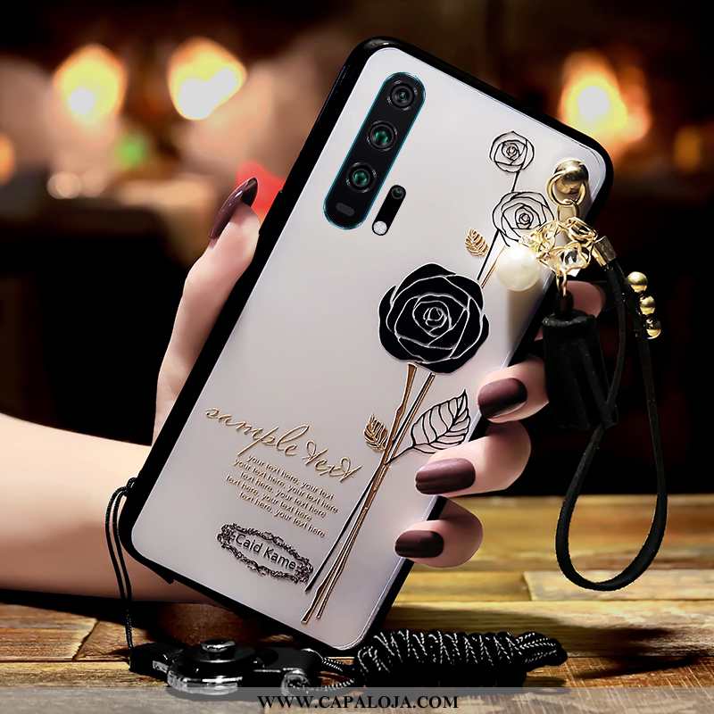 Capa Honor 20 Pro Soft Silicone Antiqueda Telemóvel Branco, Capas Honor 20 Pro Protetoras Online