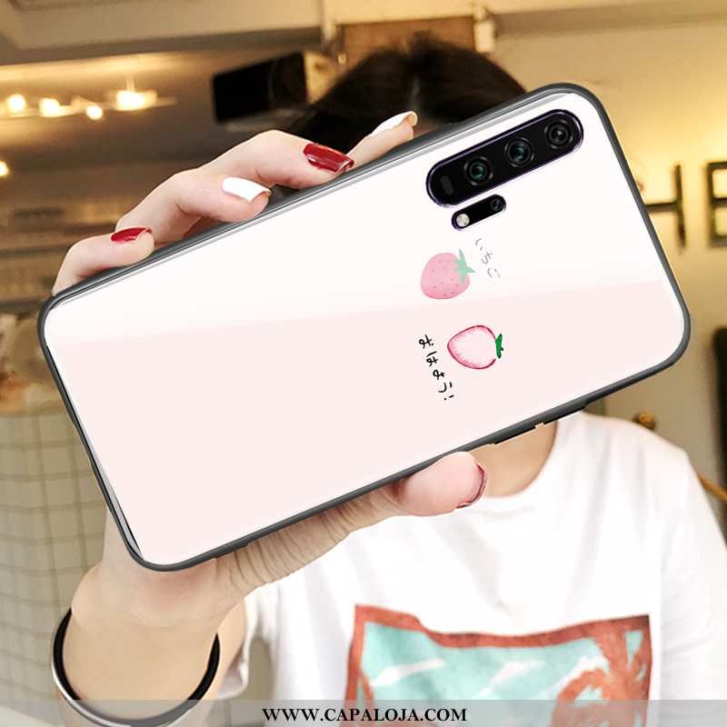 Capa Honor 20 Pro Super Vidro Cases Masculino Rosa, Capas Honor 20 Pro Protetoras Barato