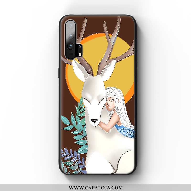 Capa Honor 20 Pro Tendencia Feminino Silicone Criativas Castanho, Capas Honor 20 Pro Soft Barato