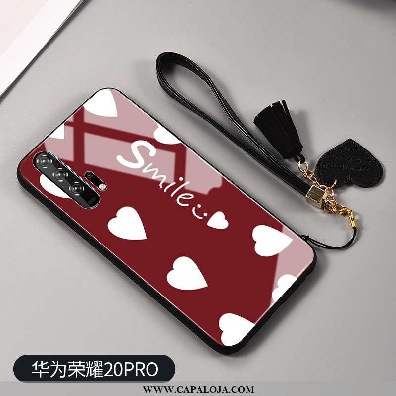 Capa Honor 20 Pro Vidro Masculino Cordao Capas Vermelho, Honor 20 Pro Moda Comprar