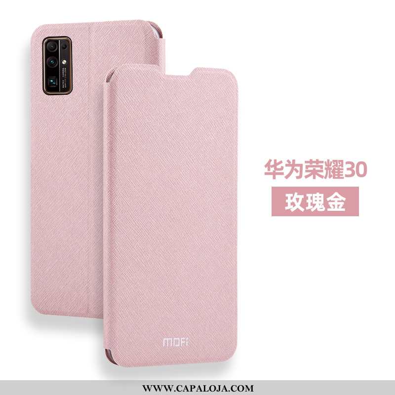 Capa Honor 30 Couro Rosa Antiqueda Feminino, Capas Honor 30 Protetoras Comprar