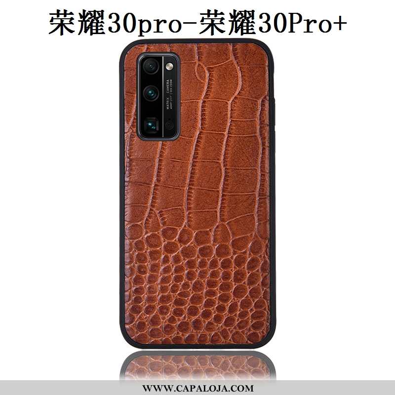 Capa Honor 30 Pro Couro Genuíno Marrom Cases Tigrada Castanho, Capas Honor 30 Pro Protetoras Online