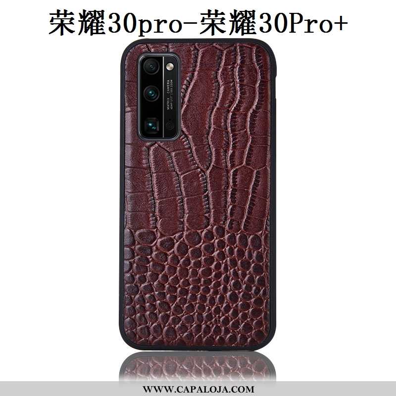 Capa Honor 30 Pro Couro Genuíno Marrom Cases Tigrada Castanho, Capas Honor 30 Pro Protetoras Online