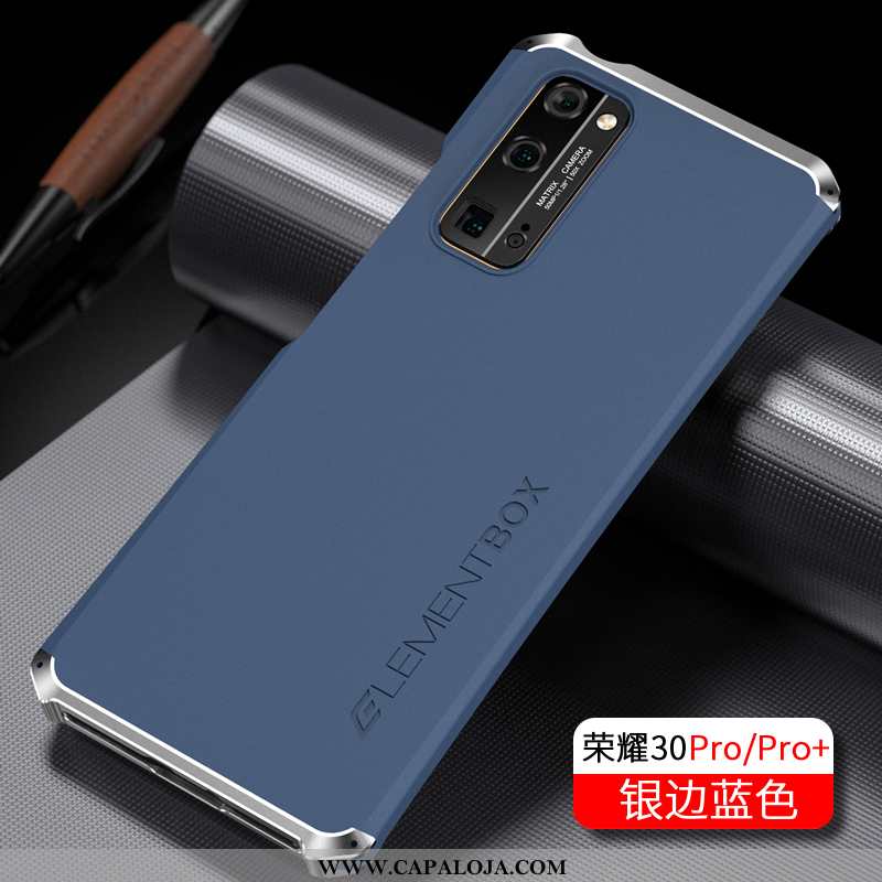 Capa Honor 30 Pro Fosco Telemóvel Metalizada Azul Escuro, Capas Honor 30 Pro Tendencia Venda