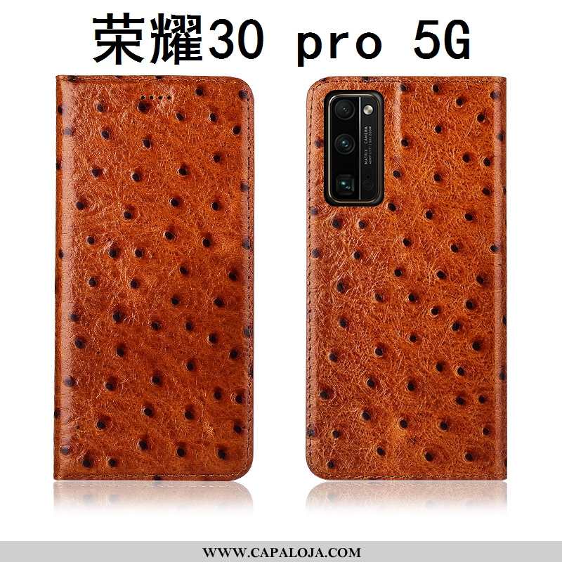 Capa Honor 30 Pro Soft Telemóvel Couro Legitimo Capas Vermelho, Honor 30 Pro Protetoras Online