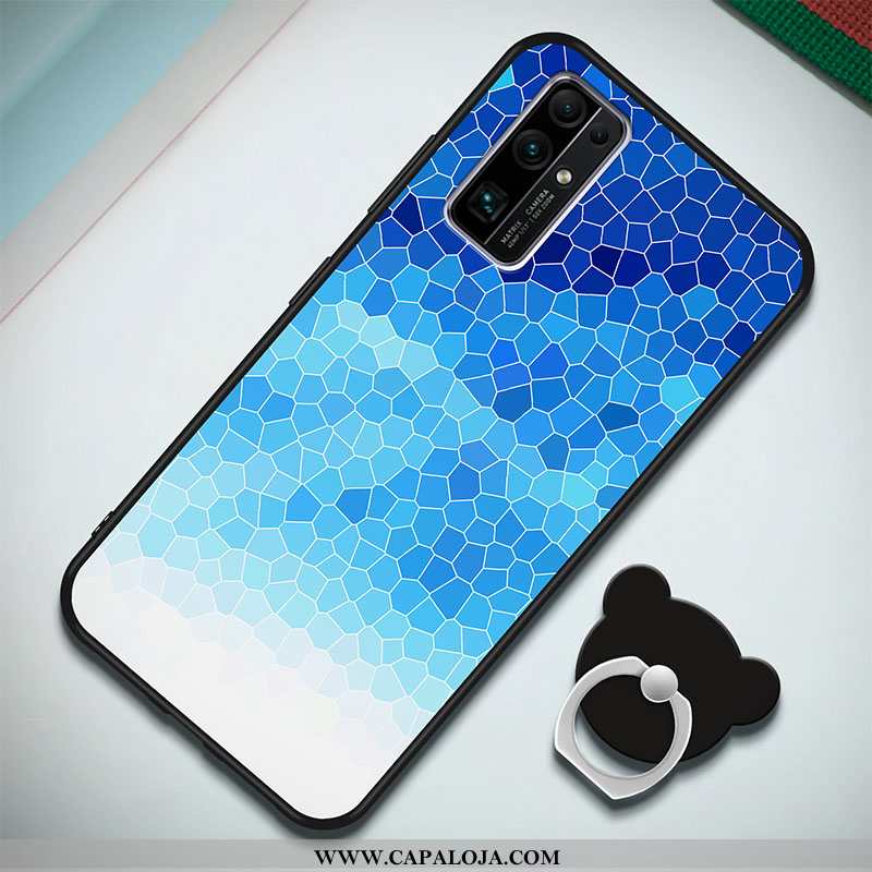 Capa Honor 30 Silicone Protetoras Nova Cases Azul Escuro, Capas Honor 30 Desenho Animado Comprar