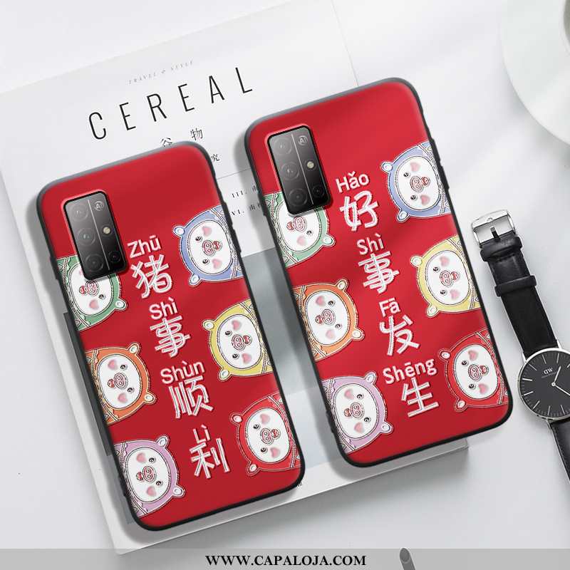 Capa Honor 30s Personalizado Slim Soft Cases Vermelho, Capas Honor 30s Criativas Venda