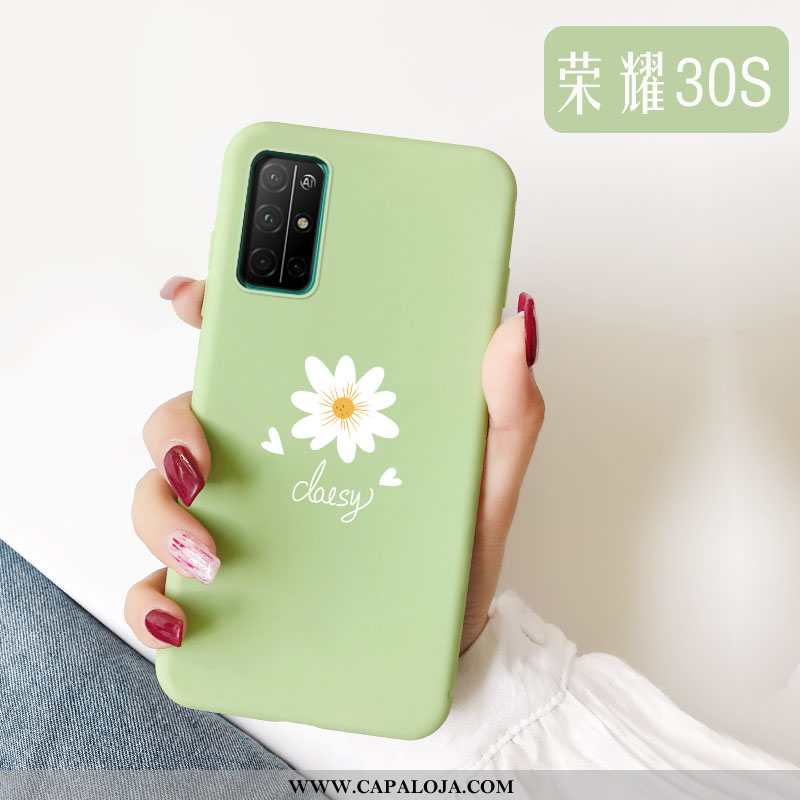 Capa Honor 30s Silicone Vermelha Nova Capas Verde, Honor 30s Personalizada Promoção