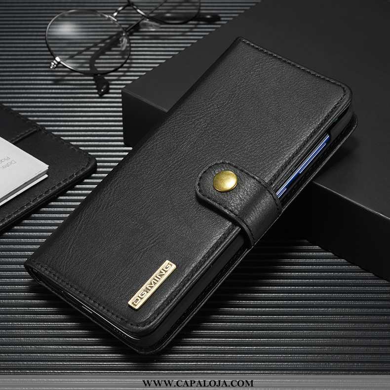 Capa Honor 9x Couro Legitimo Protetoras Cases Vaca Preto, Capas Honor 9x Carteira Promoção