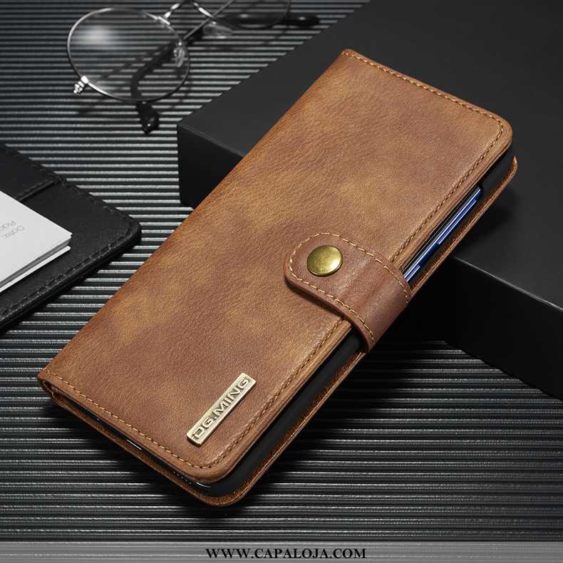 Capa Honor 9x Couro Legitimo Protetoras Cases Vaca Preto, Capas Honor 9x Carteira Promoção