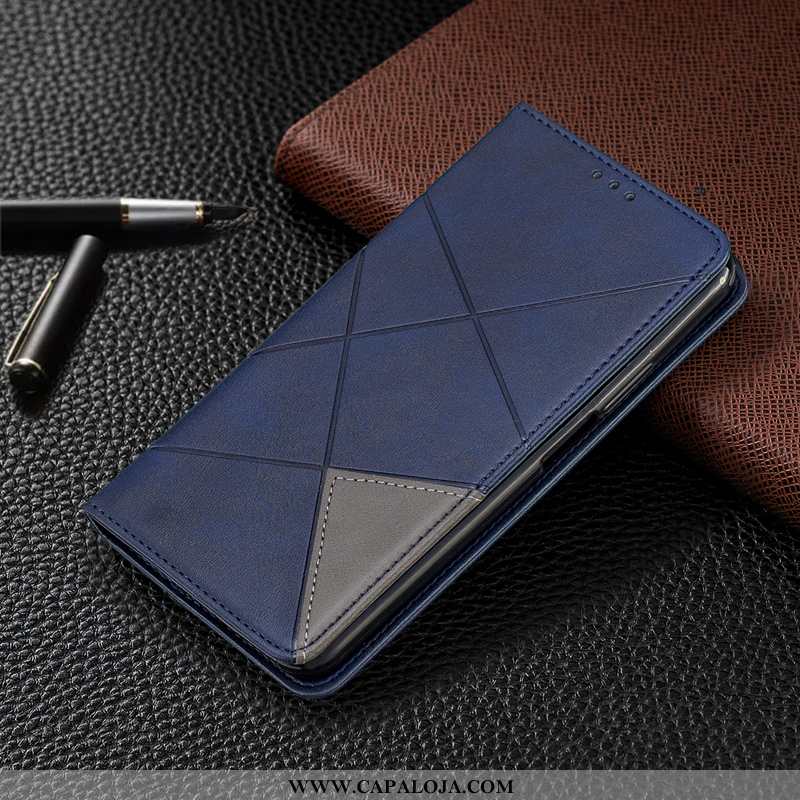 Capa Honor 9x Pro Couro Masculino Cases Completa Azul, Capas Honor 9x Pro Protetoras Venda