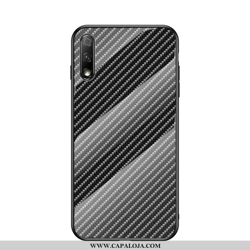 Capa Honor 9x Protetoras Fibra Capas Preto, Honor 9x Vidro Online