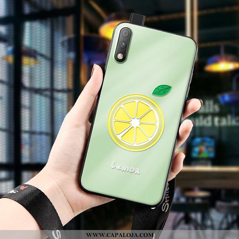 Capa Honor 9x Soft Silicone Limão Masculino Amarelo, Capas Honor 9x Super Promoção