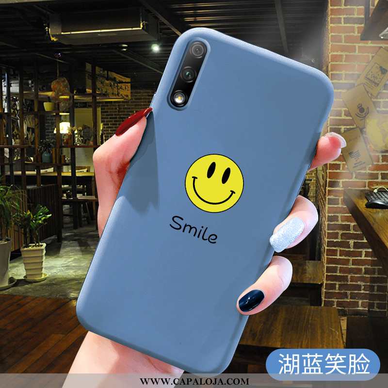 Capa Honor 9x Tendencia Lift Feminino Protetoras Azul, Capas Honor 9x Soft Baratas