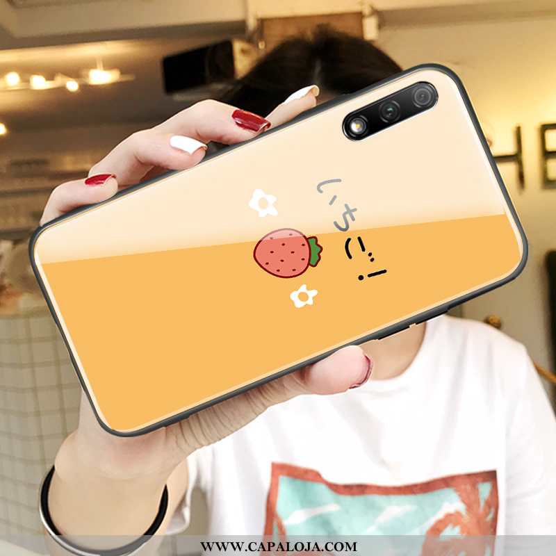 Capa Honor 9x Vidro Capas Amarela Bonitos Amarelo, Honor 9x Personalizada Venda