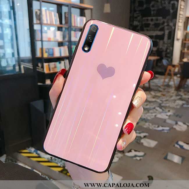 Capa Honor 9x Vidro Roxa Completa Marca Roxo, Capas Honor 9x Estiloso Online