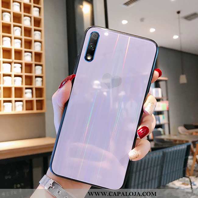 Capa Honor 9x Vidro Roxa Completa Marca Roxo, Capas Honor 9x Estiloso Online