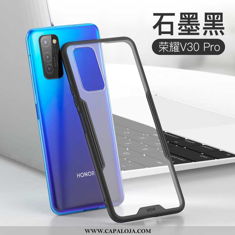 Capa Honor View30 Pro Silicone Masculino Azul Antiqueda, Capas Honor View30 Pro Clara Venda