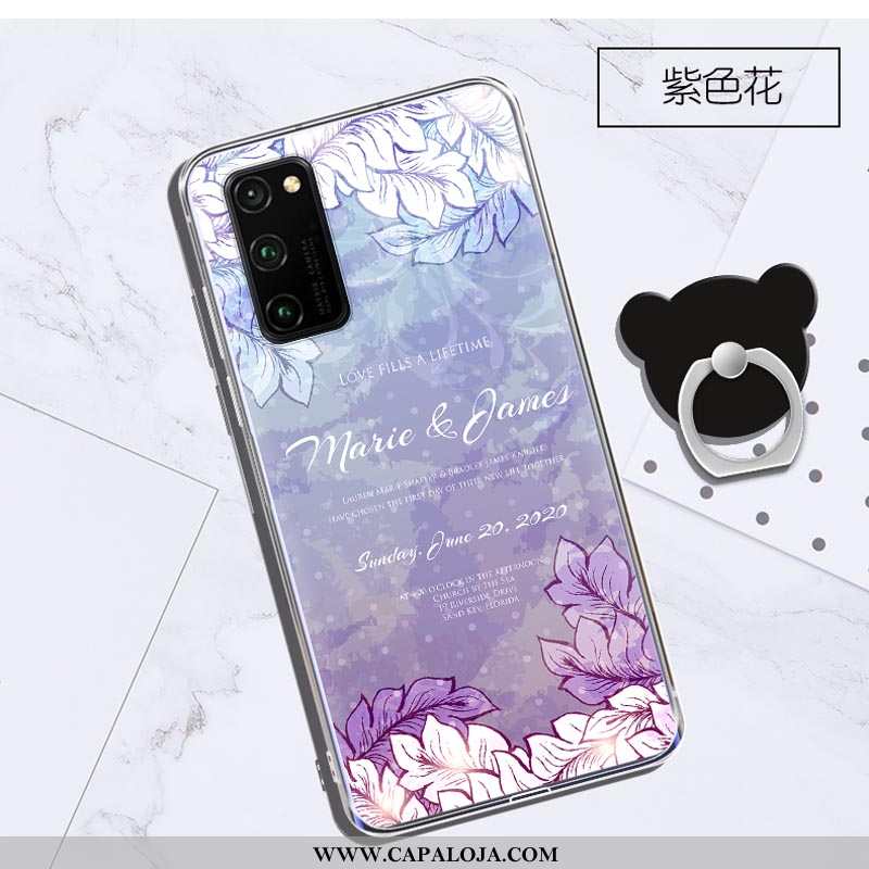 Capa Honor View30 Silicone Capas Completa Soft Roxo, Honor View30 Clara Online