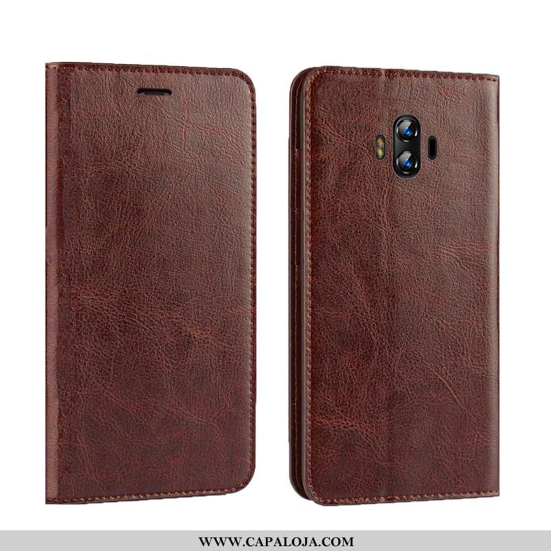 Capa Huawei Mate 10 Couro Antiqueda Luxo Legitimo Masculino Verde, Capas Huawei Mate 10 Protetoras B