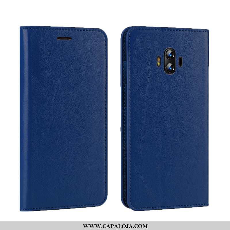 Capa Huawei Mate 10 Couro Antiqueda Luxo Legitimo Masculino Verde, Capas Huawei Mate 10 Protetoras B