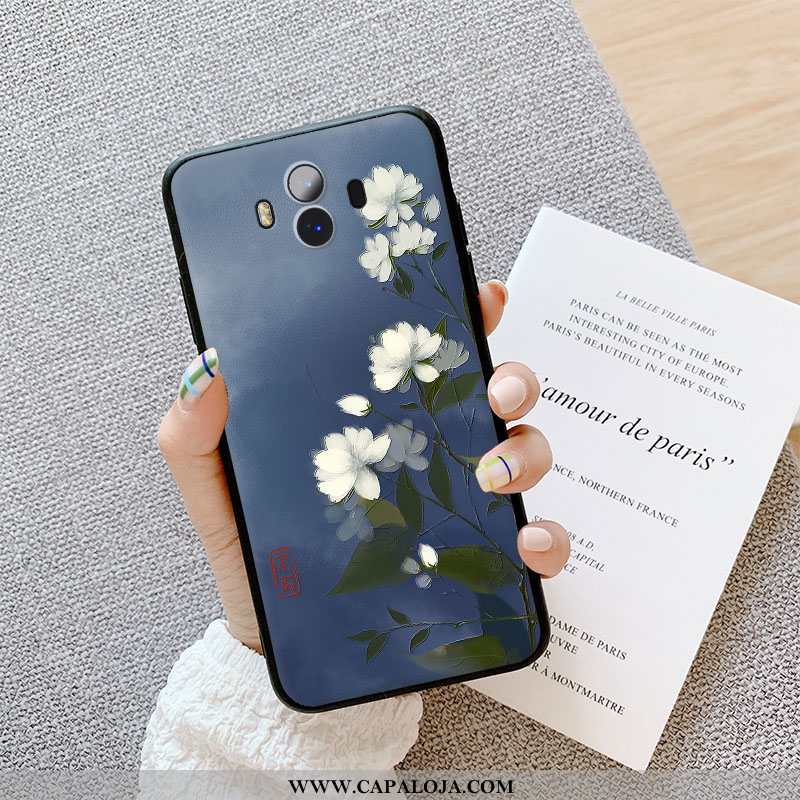 Capa Huawei Mate 10 Criativas Completa Telemóvel Dágua Azul Escuro, Capas Huawei Mate 10 Tendencia V