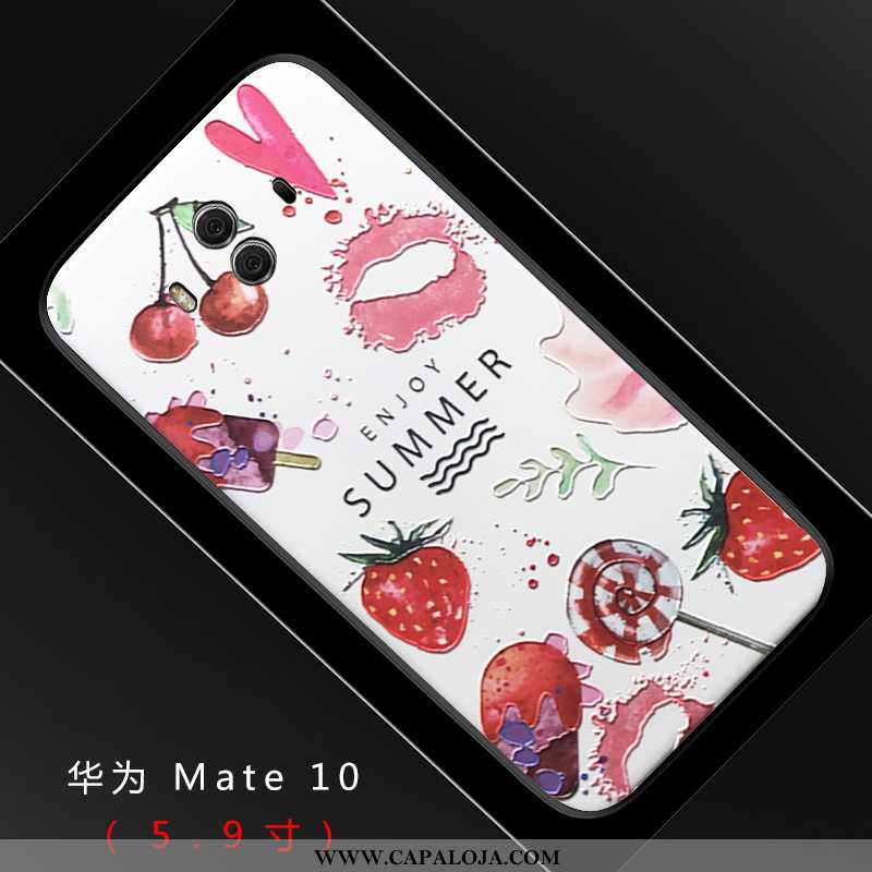 Capa Huawei Mate 10 Fosco Completa Cases Novas Vermelho, Capas Huawei Mate 10 Personalizado Comprar