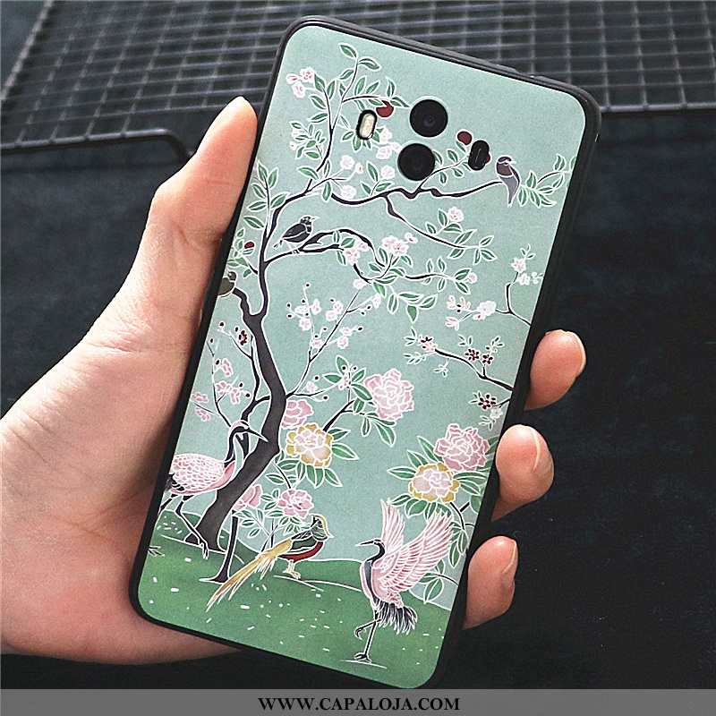 Capa Huawei Mate 10 Fosco Soft Completa Criativas Verde, Capas Huawei Mate 10 Cordao Online