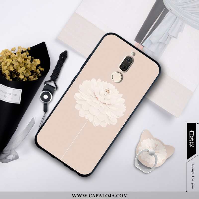 Capa Huawei Mate 10 Lite Cordao Feminino Antiqueda Cravejado Azul, Capas Huawei Mate 10 Lite Soft Co