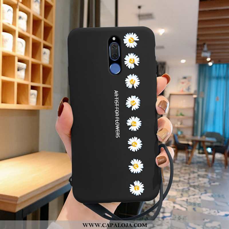 Capa Huawei Mate 10 Lite Criativas Pequena Preto Protetoras, Capas Huawei Mate 10 Lite Slim Baratas