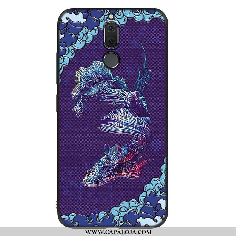 Capa Huawei Mate 10 Lite Soft Criativas Palace Malha Azul, Capas Huawei Mate 10 Lite Silicone Barata