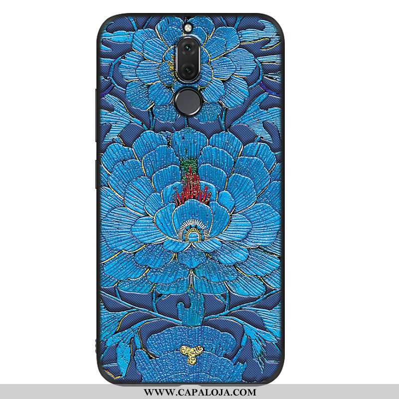 Capa Huawei Mate 10 Lite Soft Criativas Palace Malha Azul, Capas Huawei Mate 10 Lite Silicone Barata