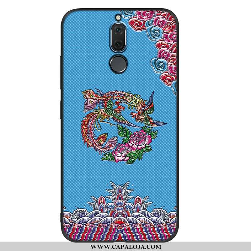 Capa Huawei Mate 10 Lite Soft Criativas Palace Malha Azul, Capas Huawei Mate 10 Lite Silicone Barata