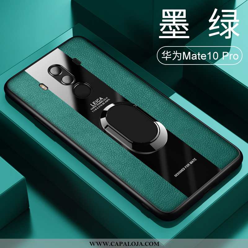 Capa Huawei Mate 10 Pro Couro Protetoras Capas Masculino Verde, Huawei Mate 10 Pro Tendencia Comprar