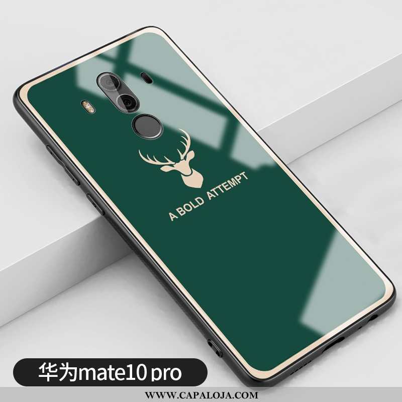 Capa Huawei Mate 10 Pro Silicone Novas Vermelha Frente Verde, Capas Huawei Mate 10 Pro Vidro Online