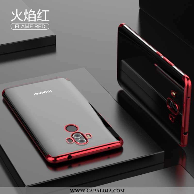 Capa Huawei Mate 10 Pro Transparente Tendencia Antiqueda Novas Vermelho, Capas Huawei Mate 10 Pro Pe