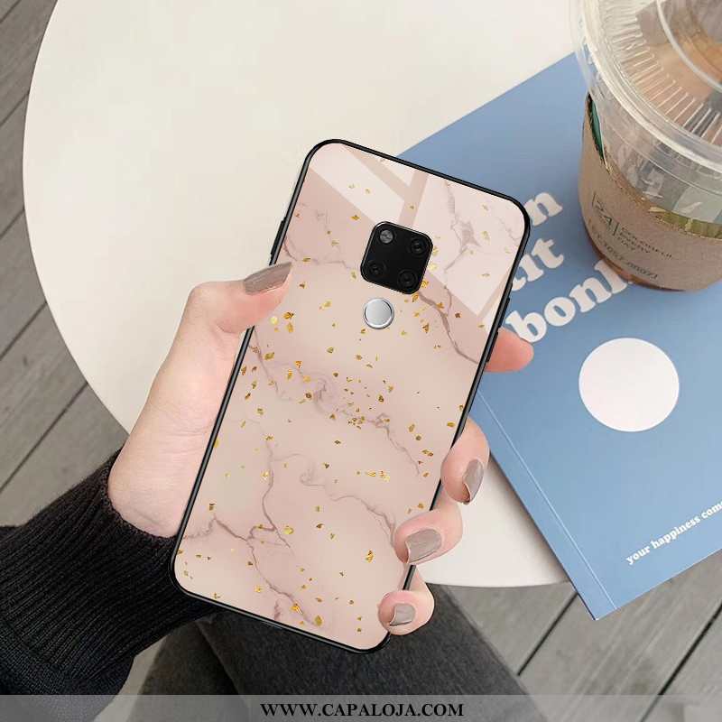 Capa Huawei Mate 20 Criativas Slim Personalizado Vidro Azul, Capas Huawei Mate 20 Desenho Animado Ba