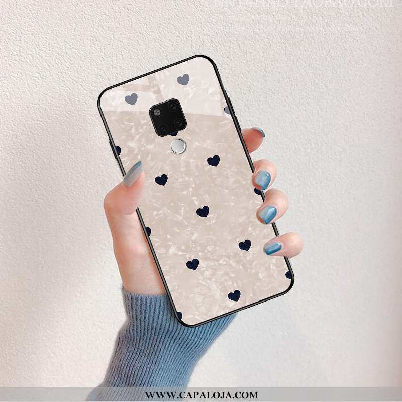 Capa Huawei Mate 20 Criativas Slim Personalizado Vidro Azul, Capas Huawei Mate 20 Desenho Animado Ba