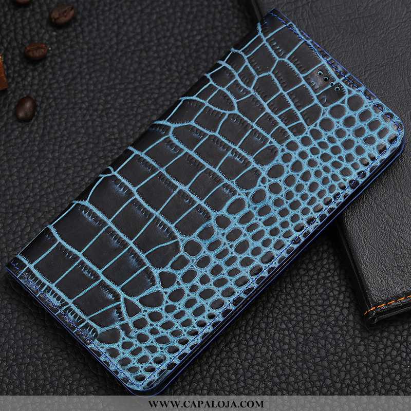 Capa Huawei Mate 20 Lite Couro Genuíno Protetoras Telemóvel Capas Vermelho, Huawei Mate 20 Lite Cour