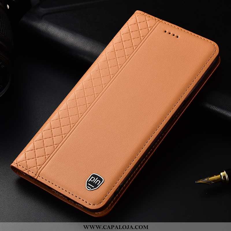 Capa Huawei Mate 20 Lite Couro Legitimo Protetoras Cases Telemóvel Castanho, Capas Huawei Mate 20 Li