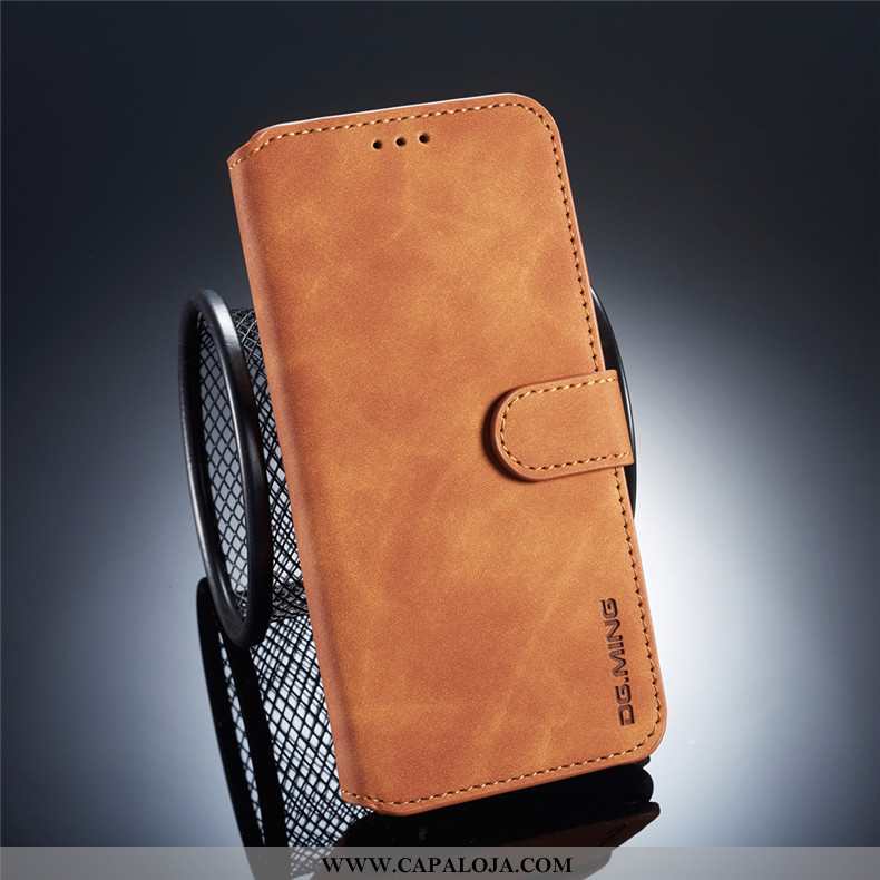 Capa Huawei Mate 20 Lite Couro Primavera Cinza Feminino, Capas Huawei Mate 20 Lite Protetoras Promoç