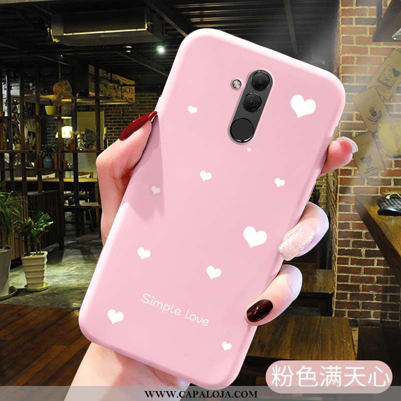 Capa Huawei Mate 20 Lite Personalizado Silicone Rosa Telemóvel, Capas Huawei Mate 20 Lite Criativas 