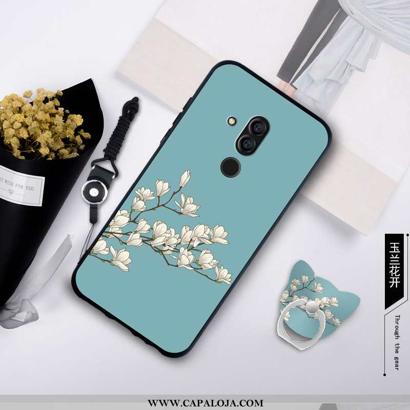 Capa Huawei Mate 20 Lite Protetoras Telemóvel Cases Minimalista Azul, Capas Huawei Mate 20 Lite Sili